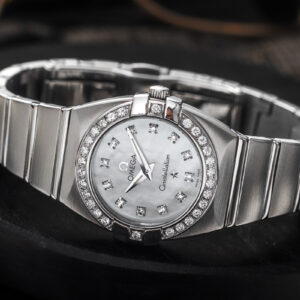 Omega Constellation Double Eagle 15897500 Lady Quartz Diamonds 24mm/Etui