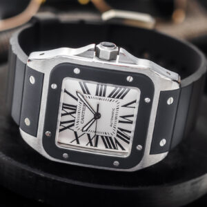 Cartier Santos 100 XL 2656 Automatic 38mm x 51mm New Strap/Pouch