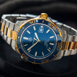 TAG Heuer Aquaracer 500m WAK2120-0 Automatic Stainless Steel and 18K Gold Ceramic Bezel 41mm