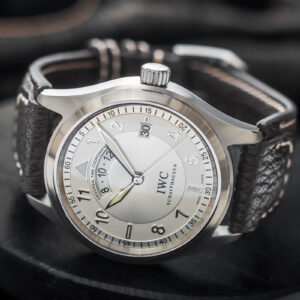 IWC Pilot Spitfire UTC IW325107 Silver Dial Automatic 39mm/Etui