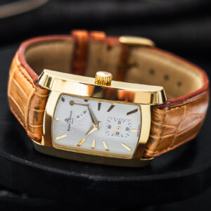 Baume & Mercier Hampton 65302 Power Reserve Manual 18k Gold 27mm X 33mm/Box