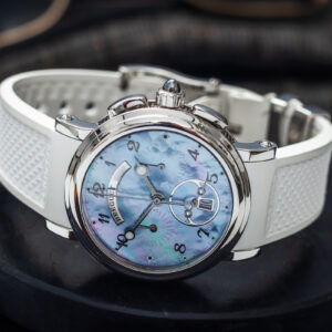 Breguet Marine Chronograph Lady 8827 Automatic Blue Mop Dial 34,6mm