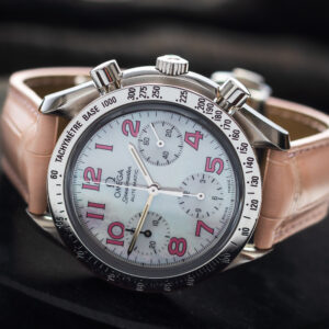 Omega Speedmaster Chronograph Lady 38347434 Automatic 38mm Nowy Pasek/Box