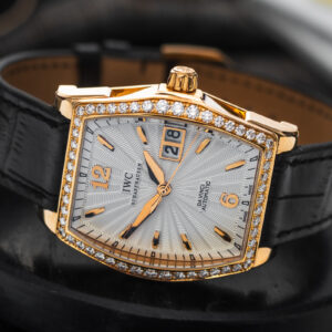 IWC Da Vinci Automatic IW452323 Big Date Diamonds 18k Gold 35,6mm/Kpl