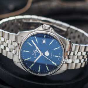 Glycine Combat Classic Moonphase Blue GL0191 Automatic 40mm/Complete Set