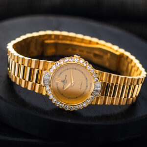 Baume & Mercier Lady Quartz 18k Gold Waga 51g Diamonds 22mm/Box