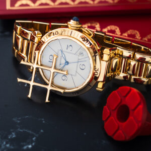 Cartier Pasha 38 Grill 1990 0723 18K Gold Waga 155g Automatic 38mm/Kpl