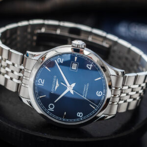 Longines Record Blue Dial L2.820.4 Automatic COSC 38,5mm/Kpl