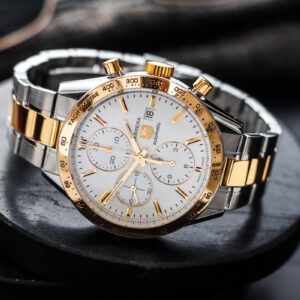 TAG Heuer Carrera J. M. Fangio Chronograph CV2050-3 Automatic SS|18K Gold 41mm/Kpl