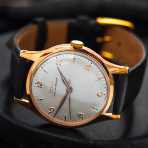 Doxa Antimagnetique Vintage Manual 14k Gold 34mm