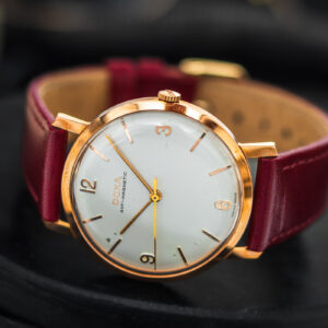 Doxa Antimagnetique Vintage Manual 14k Gold 35mm