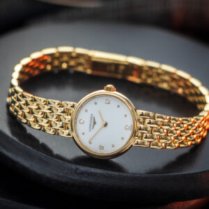 Longines Prestige L6.107.6 Quartz 18k Gold Diamonds 19,5mm/Kpl