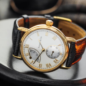 Tiffany & Co Power Reserve & Small Second M263 18k Gold Manual 34mm
