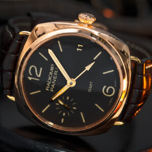 Panerai Radiomir 3-Days GMT PAM00421 18k Gold Waga 147g Limited 47mm/Etui