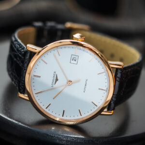 Longines Elegant L4.787.8 Automatic Date 18k Rose Gold 37mm/Kpl