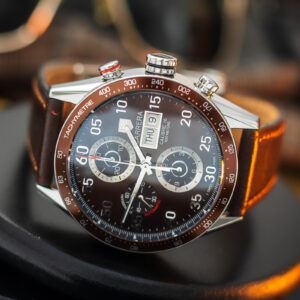 TAG Heuer Carrera Chronograph Brown Cal.16 Day-Date CV2A12 43mm/Kpl