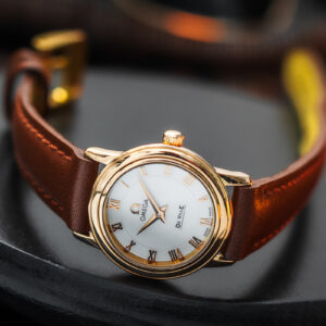 Omega De Ville Prestige Lady 46937102 Quartz 18K Rose Gold 22mm/Etui