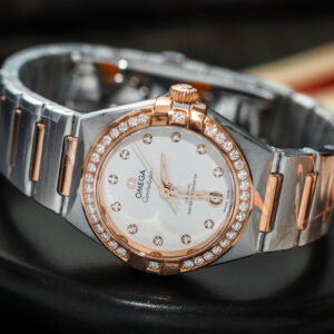 Omega Constellation Manhattan Lady Master COSC SS|18K Gold Diamonds 29mm Nienoszony/Kpl