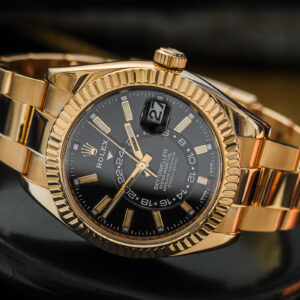 Rolex Sky-Dweller 326938 Black Automatic COSC Gold 18k 42mm/Kpl