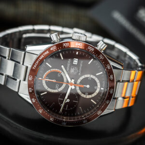TAG Heuer Carrera Chronograph Brown CV2013-2 41mm/Etui+Dok