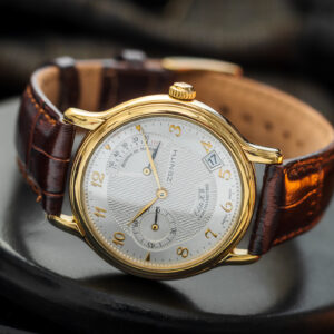 Zenith Elite Hw 30 0240 655 Manual Chronometre 18k Gold 36mm