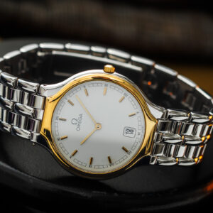 Omega De Ville 196.0316 Quartz Date SS|18k Gold 32mm/Etui