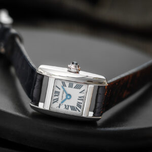 Cartier Tankissime Mini 2831 Lady Quartz 18k Gold 20mm/Saszteka