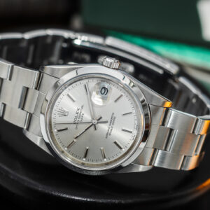 Rolex Oyster Perpetual Date 15200 Silver Dial COSC 34mm/Kpl