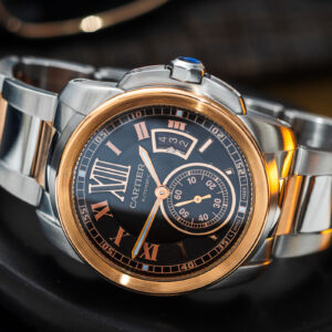 Cartier Calibre De Cartier W7100050 Chocolate Dial SS|18K Gold 42mm/Box