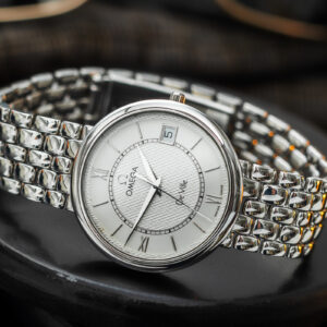 Omega De Ville Classic Silver Dial 75143100 Quartz Date 33mm/Etui