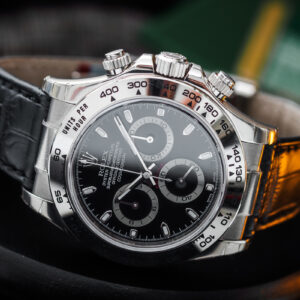 Rolex Cosmograph Daytona 116519 18k White Gold 40mm Nowy+Nowy Pasek Rubberb/Kpl