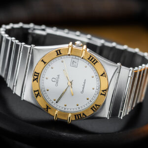Omega Constellation 3980876 Quartz Date SS|18K Gold 33mm/Etui