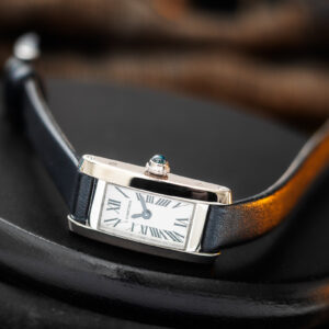 Cartier Tank Américaine Mini Lady 2544 Quartz 18k Gold 14mm X 28mm/Saszetka