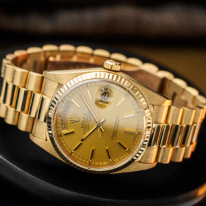 Rolex Day-Date President 18038 Automatic COSC 18k Gold Waga 134g 36mm