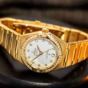 Omega Constellation 29 Lady Master COSC 18k Gold Waga 137g Diamonds 29mm/Kpl