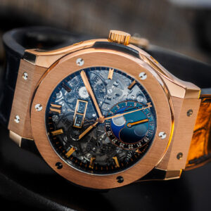 Hublot Classic Fusion Aerofusion Moonphase 18k Gold 45mm/Etui+Dok.