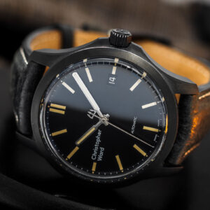 Christopher Ward C65 Trident Classic Vintage Black Automatic 38mm/Kpl