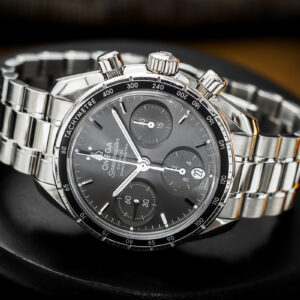 Omega Speedmaster Chronograph Lady Grey Dial Co-Axial COSC 38mm/Etui