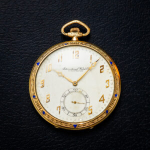 IWC Schaffhausen Manual Pocket Watch 14k Gold 49.5mm