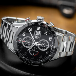 TAG Heuer Carrera Chronograph Cal. 1887 Ceramic Bezel 43mm/Etui+dok