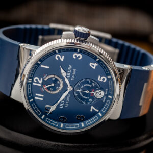 Ulysse Nardin Marine Chronometer Manufacture 1183-126 Blue 43mm/Box
